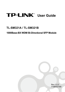 TL-SM321A_B User Guide - TP-Link