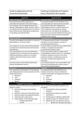 Guide to Applications for the Innovation Accelerator Guião para