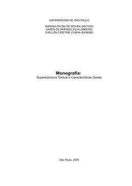 Monografia: - Universidade de São Paulo