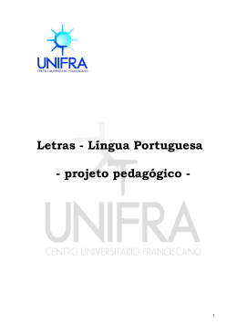 Letras - Língua Portuguesa - Projeto Pedagógico - 2010 -24
