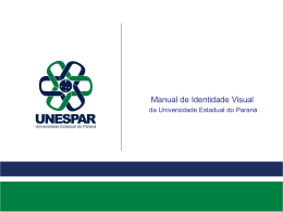 Manual de Identidade Visual Unespar - FAP