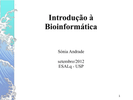 Sonia Andrade(Introdução a Bioinformatica)