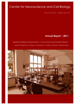 Annual Report of Activities CNC 2011
