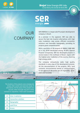OUR COMPANY - SER Energia