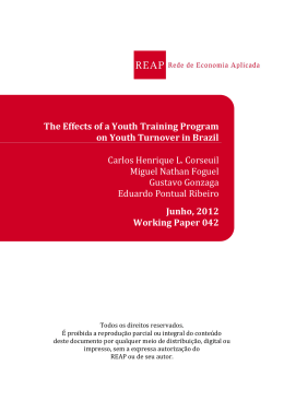 The Effects of a Youth Training Program on Youth Turnover