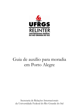 Guia de auxílio para moradia em Porto Alegre