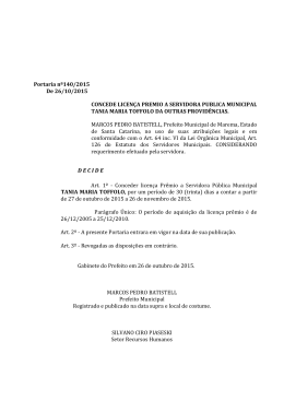 Portaria nº140-2015 TANIA MARIA TOFFOLO Liçenca premio pdf