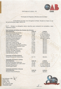 P - OAB-CE – Ordem dos Advogados do Estado do Ceará