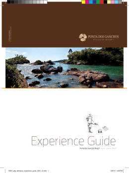 Experience Guide - Ponta dos Ganchos
