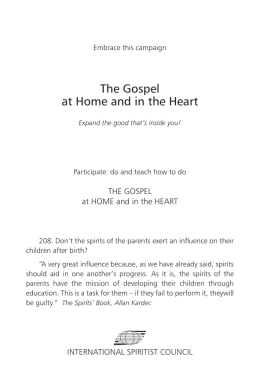 The Gospel at Home and in the Heart