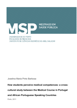 How students perceive medical competences: a cross