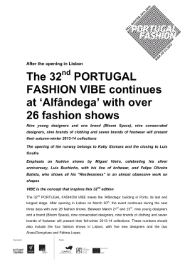 `Alfândega` with over 26 fashion shows