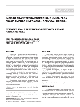 Páginas 41-43 - Sociedade Brasileira de Cirurgia de Cabeça e