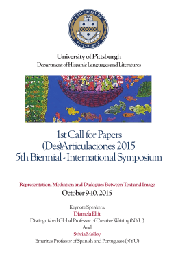 October 9-10, 2015 University of Pittsburgh
