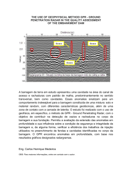 THE USE OF GEOPHYSICAL METHOD GPR