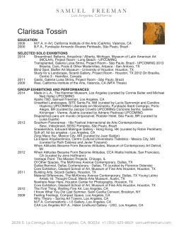 Clarissa Tossin, Artist Biography