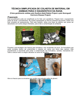 tecnica colheira - Blueprint for Canine Rabies Prevention and Control