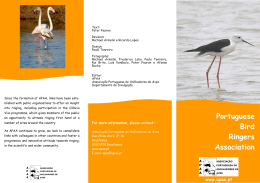 Portuguese Bird Ringers Association - APAA