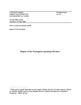 Report of the Portuguese