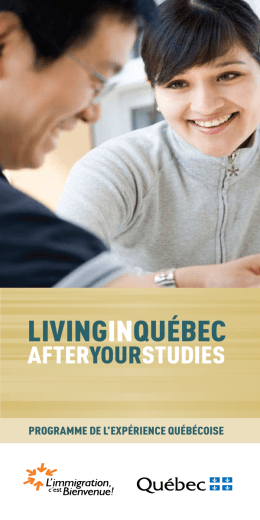 LIVINGINQUÉBEC - Immigration Québec