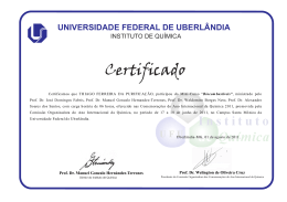 Certificado Thiago Ferreira - Minicurso - 2011