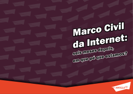 Marco Civil da Internet: