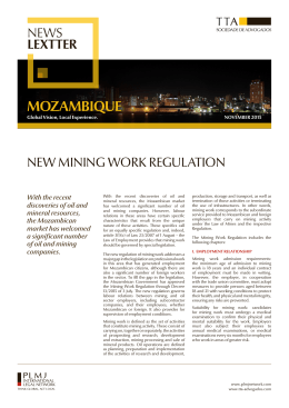 Mozambique - New mining work regulation
