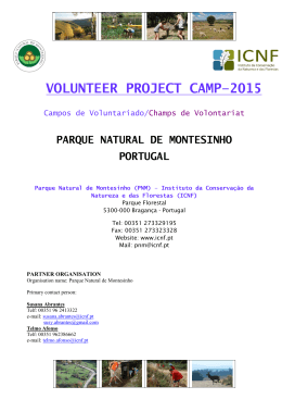 VOLUNTEER PROJECT CAMP–2015