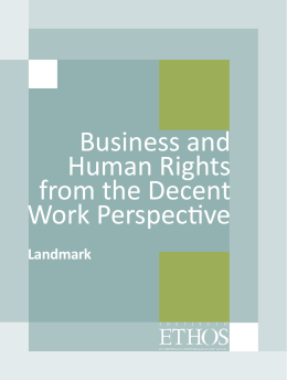 Business and Human Rights from the Decent Work