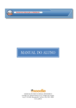 Manual do Aluno - Portal EAD