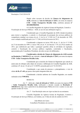Resolução nº 2612/2014-CR Dispõe sobre reexame da decisão da