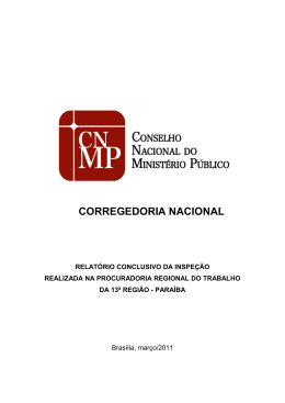 MPT - Conselho Nacional do Ministério Público