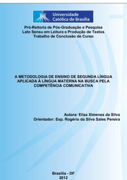 TCC - Eliza Ximenes da Silva 30-10-12
