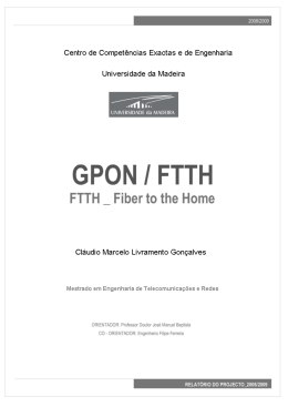 [GPON / FTTH _ FIBER TO THE HOME]
