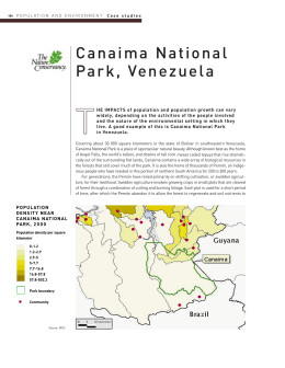 Canaima National Park, Venezuela - AAAS Atlas of Population and
