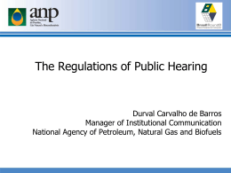 The Regulations of Public Hearing