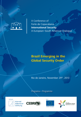 Brazil Emerging in the Global Security Order - Konrad