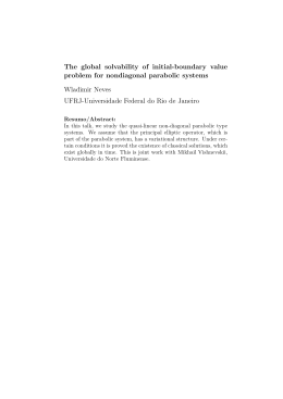 The global solvability of initial-boundary value problem for