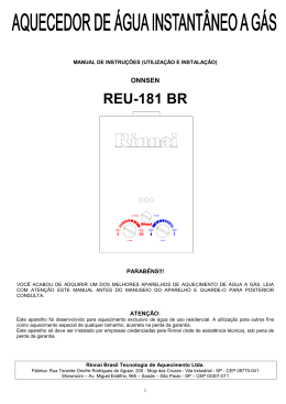 Manual REU 181 BR