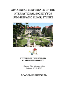 xiv annual conference of the international society for luso