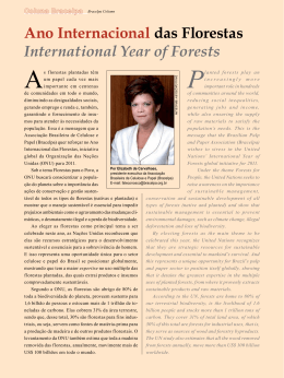 Ano Internacional das Florestas International Year
