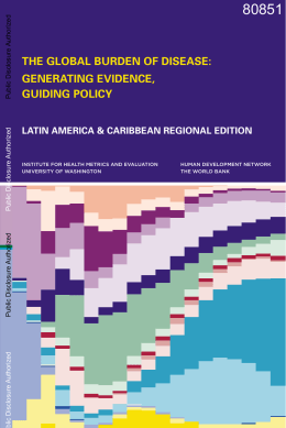 The Global burden of disease - Documents & Reports