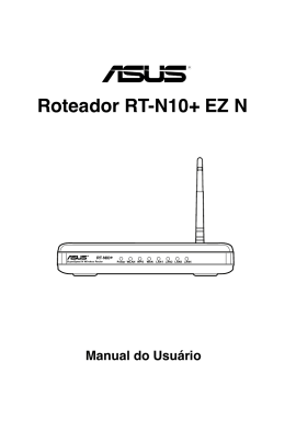 Manual do Usuário Roteador RT-N10+ EZ N