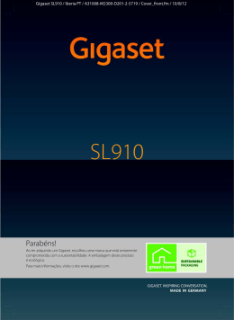 Gigaset SL910 – com "Touch" especifico