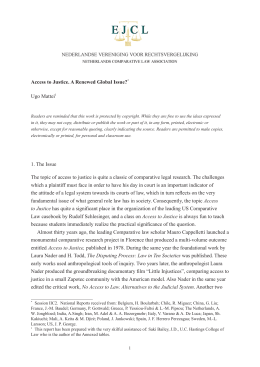 To Article - Electronic Journal of Comparative Law
