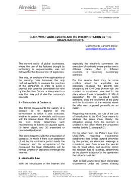 click-wrap agreements and its interpretation by the brazilian courts