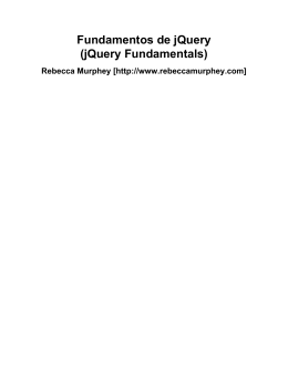 Fundamentos de jQuery (jQuery Fundamentals)