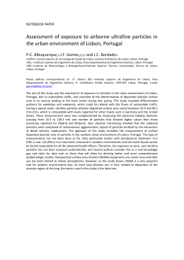 Assessment of exposure to airborne ultrafine particles in the urban