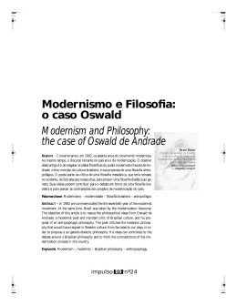 the case of Oswald de Andrade