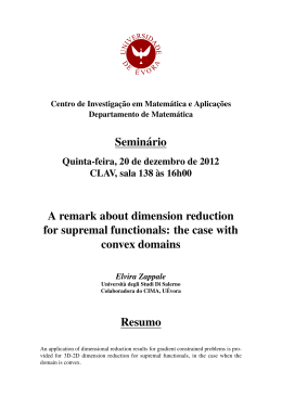 remark about dimension reduction for supremal functionals